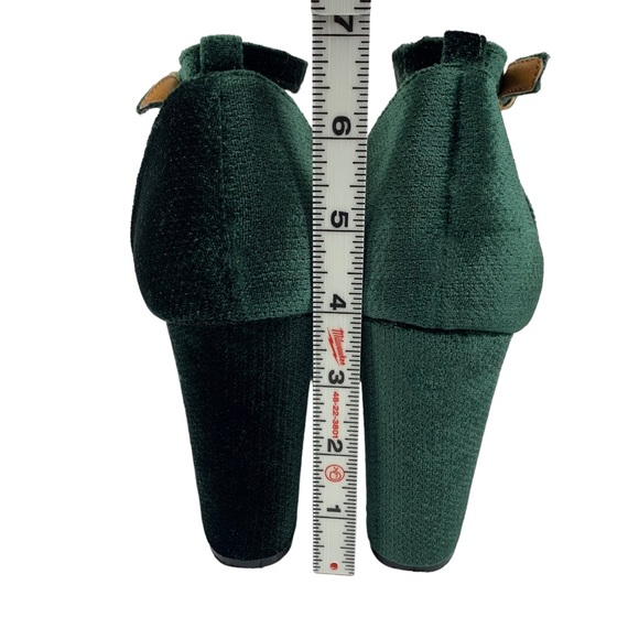 Nyla Velvet Ankle Strap Heels Size 9 - Picture 8 of 9